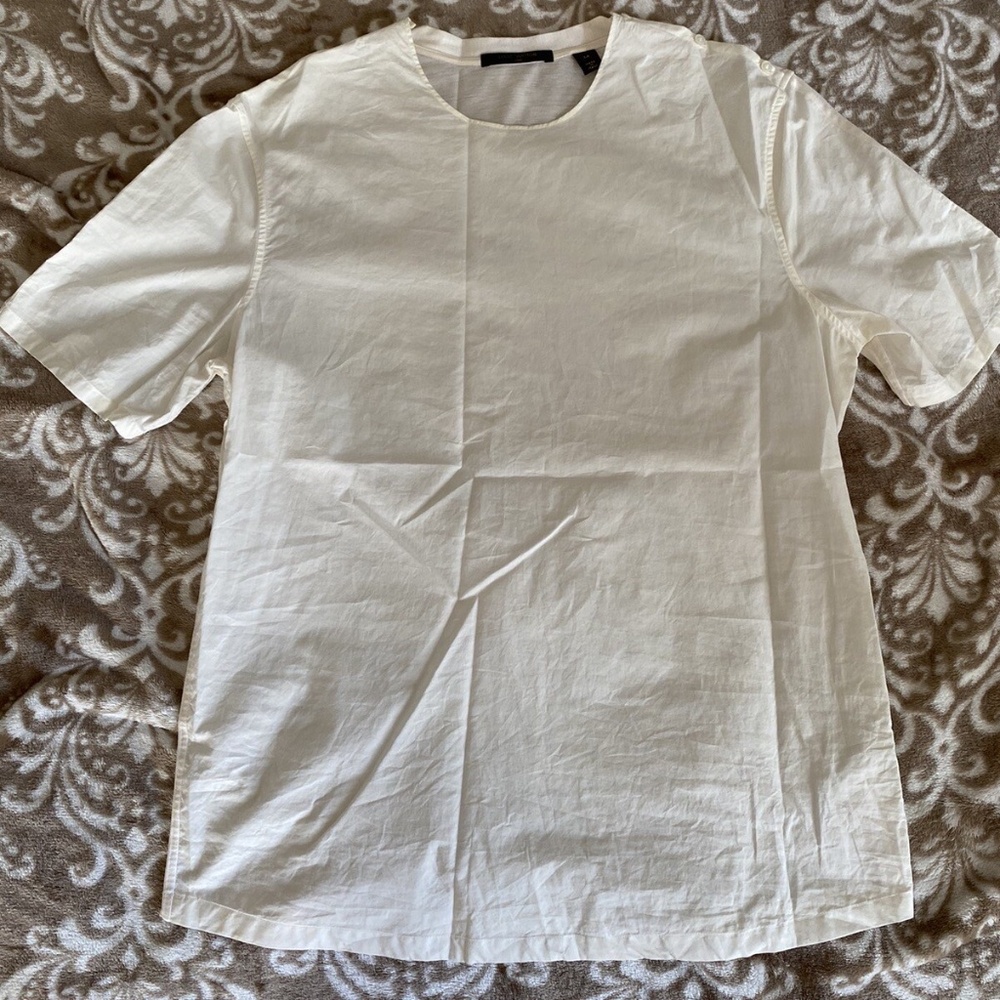 Louis Vuitton Crewneck W/Button Accent Sz M